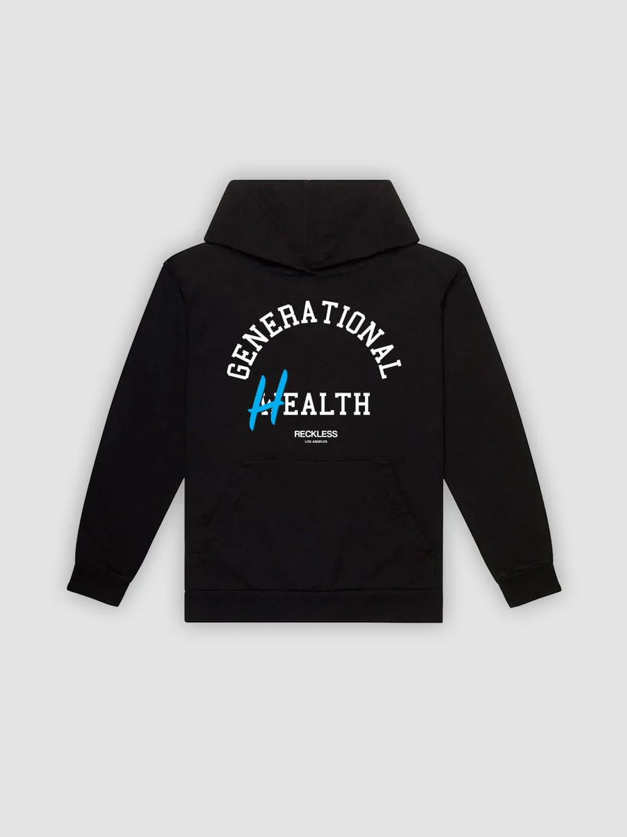Young & Reckless Generational Health Hoodie - Black