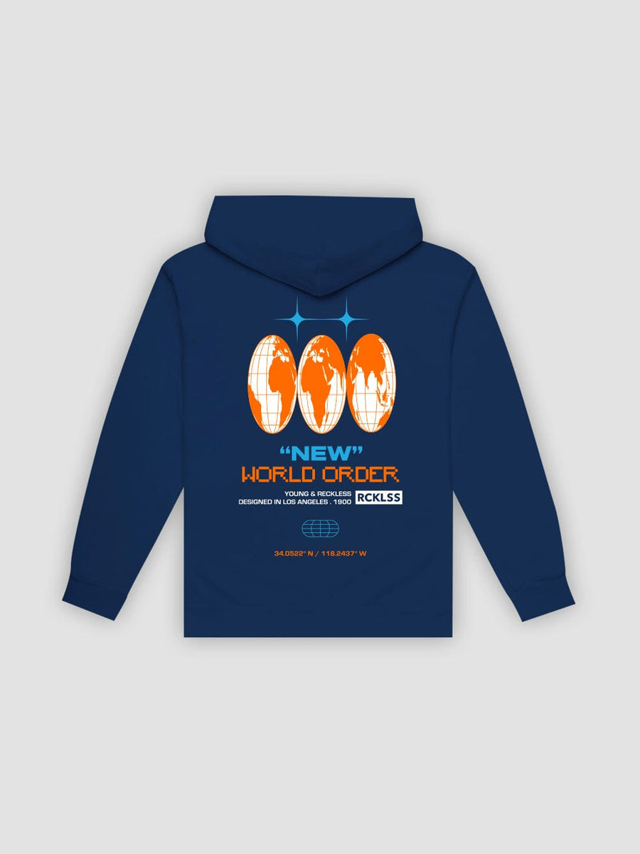 Young & Reckless Mens - Fleece - Hoodies Atlas Hoodie - Navy