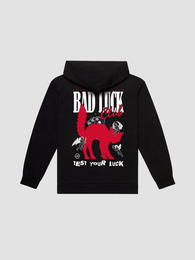 Young & Reckless Mens - Fleece - Hoodies Bad Luck Club Hoodie - Black