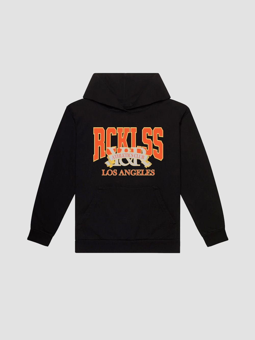 Young & Reckless Mens - Fleece - Hoodies Banner Hoodie - Black