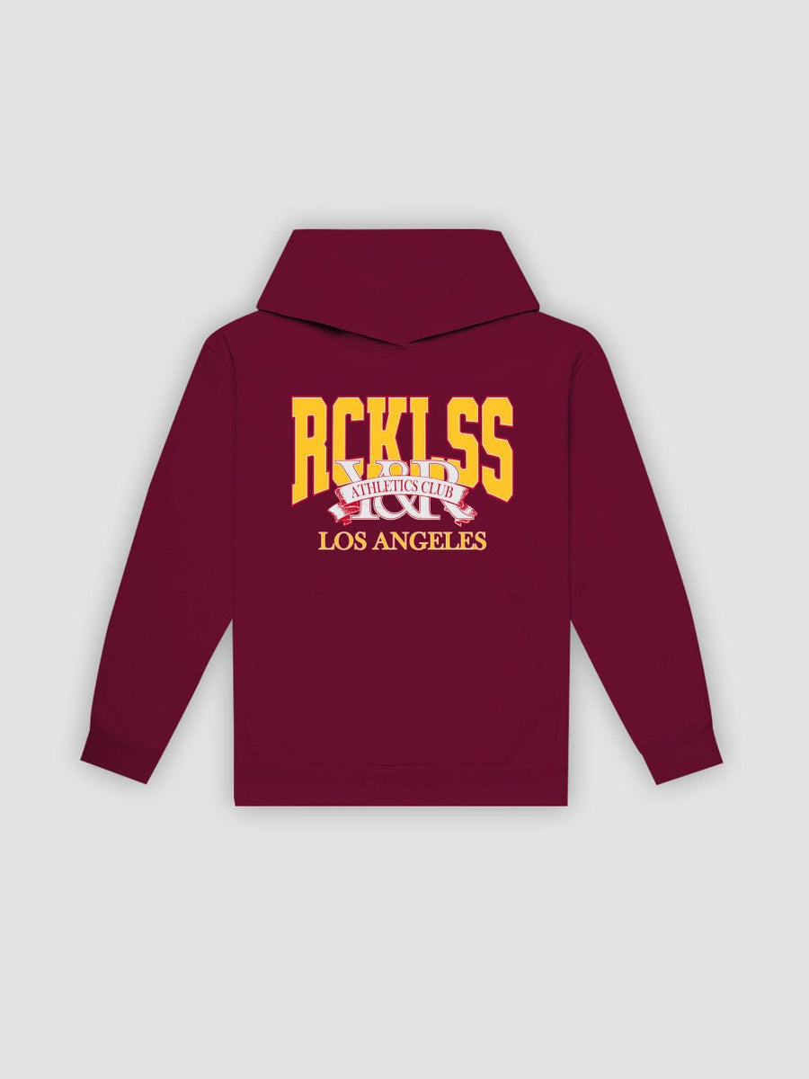 Young & Reckless Mens - Fleece - Hoodies Banner Hoodie - Maroon