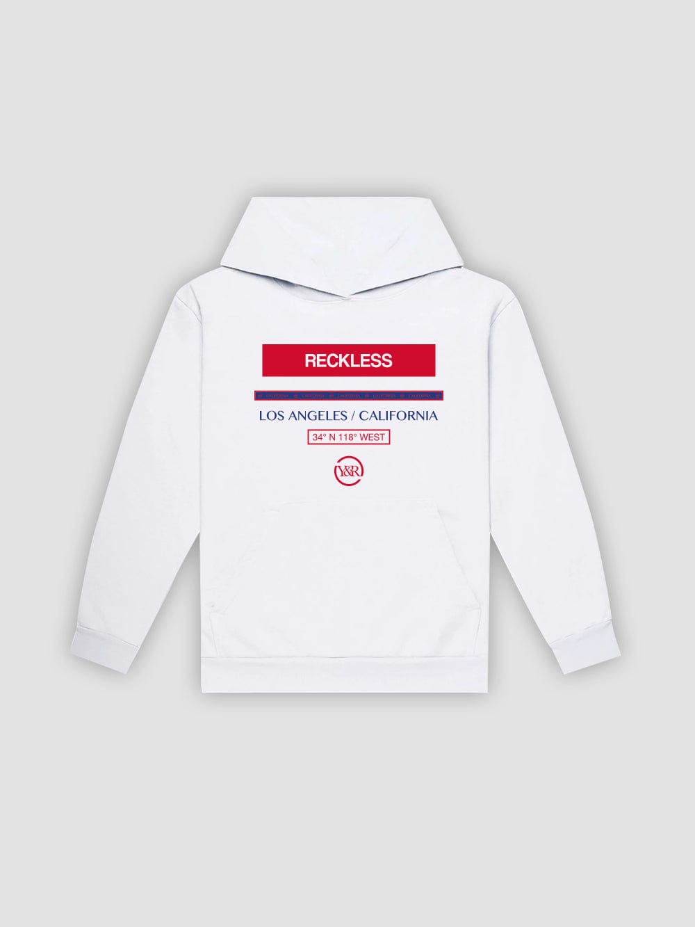 Young & Reckless Mens - Fleece - Hoodies Classy Hoodie - White