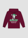 Young & Reckless Mens - Fleece - Hoodies Cracked Hoodie - Maroon