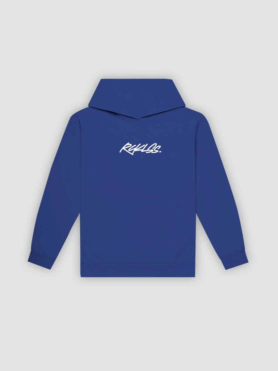 Young & Reckless Mens - Fleece - Hoodies Deface Hoodie - Royal Blue