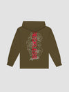 Young & Reckless Mens - Fleece - Hoodies Endless Bliss Hoodie - Military Green