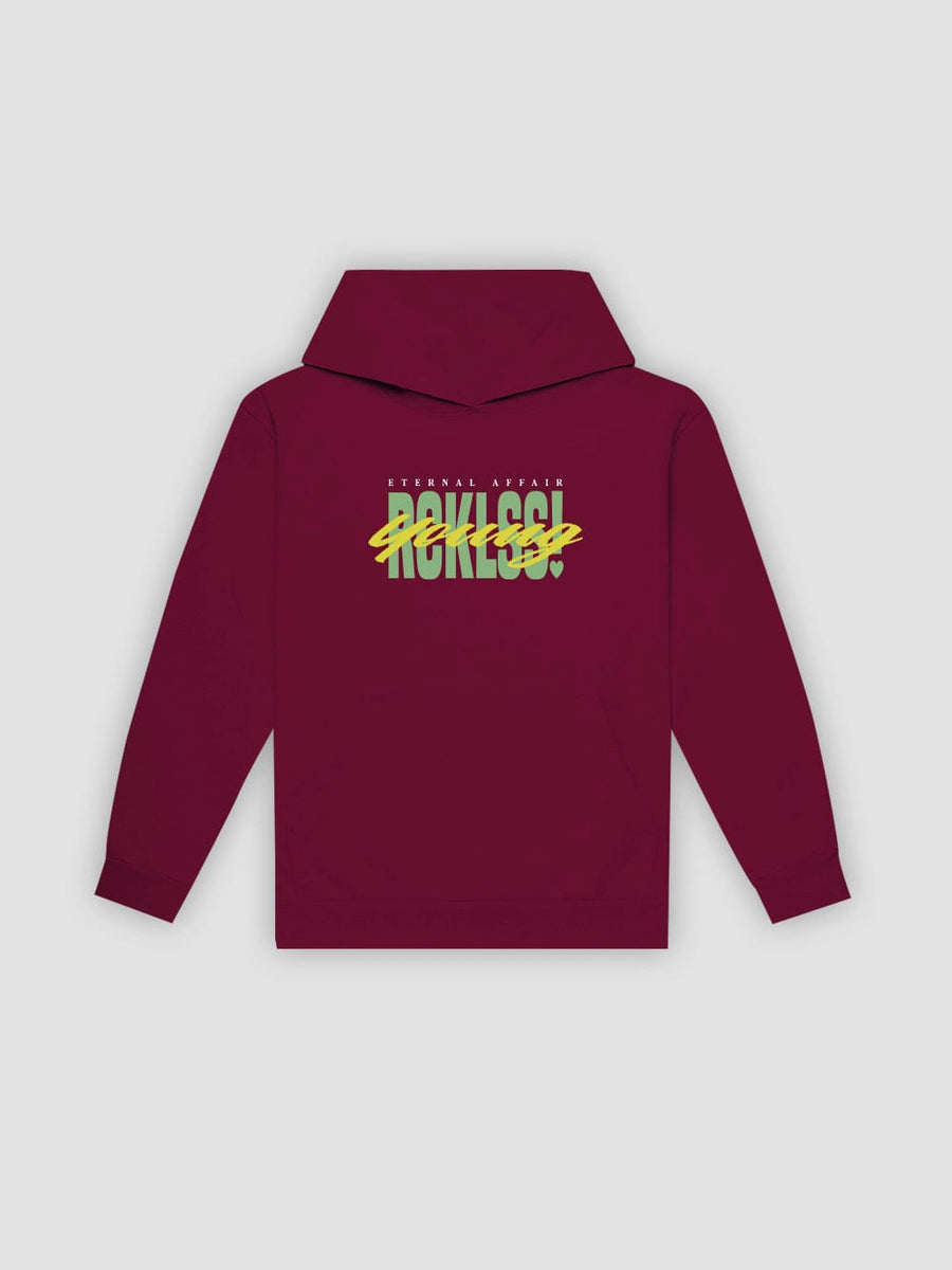 Young & Reckless Mens - Fleece - Hoodies Eternal Affair Hoodie - Maroon