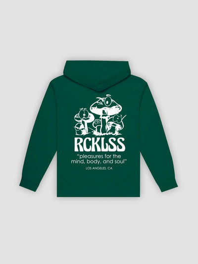 Young & Reckless Mens - Fleece - Hoodies Explore Hoodie - Forest Green