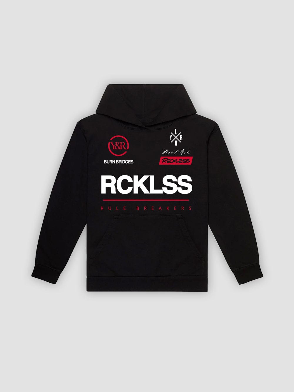 Young & Reckless Mens - Fleece - Hoodies Fast Track Hoodie - Black