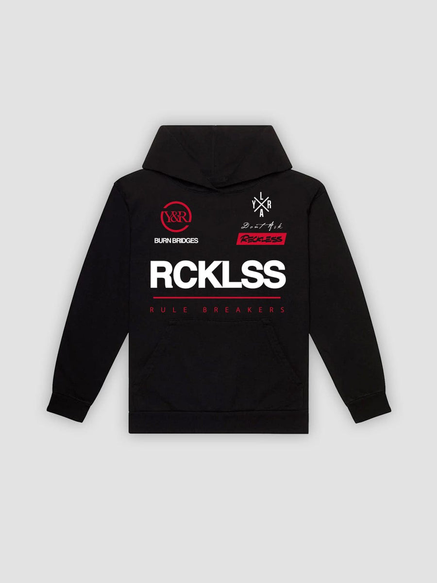 Young & Reckless Mens - Fleece - Hoodies Fast Track Hoodie - Black