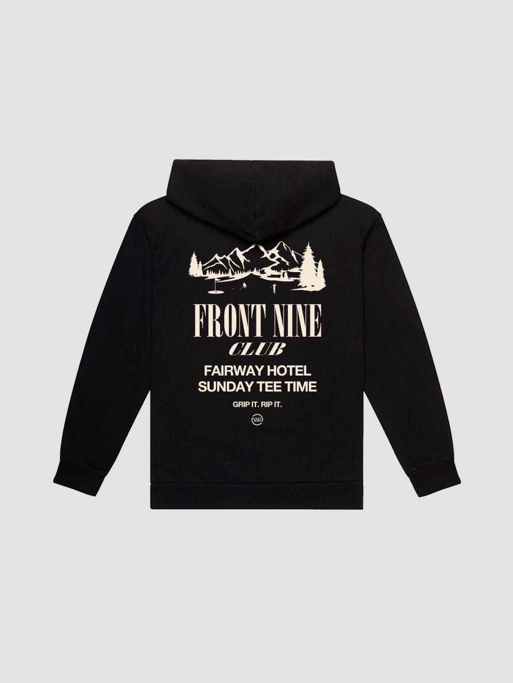 Front Nine Club Hoodie - Black