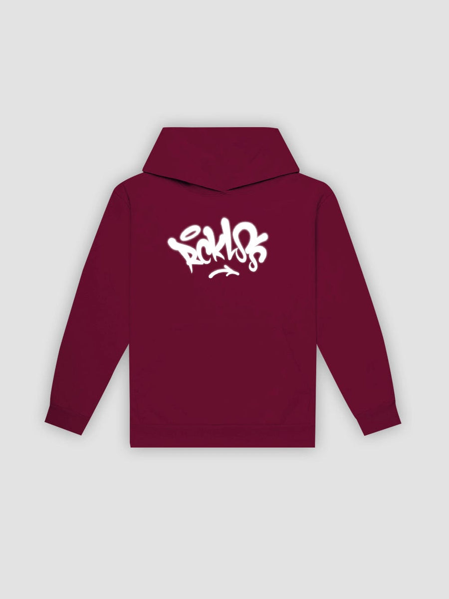 Young & Reckless Mens - Fleece - Hoodies Full Fat Cap Hoodie - Maroon