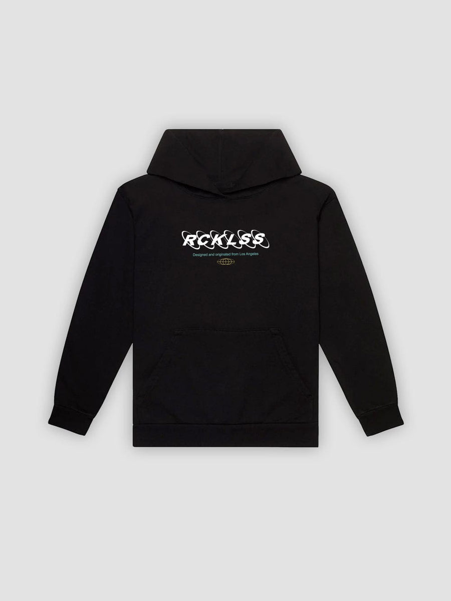 Young & Reckless Mens - Fleece - Hoodies Global Hoodie - Black