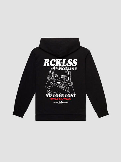 Young & Reckless Mens - Fleece - Hoodies Hotline Hoodie - Black