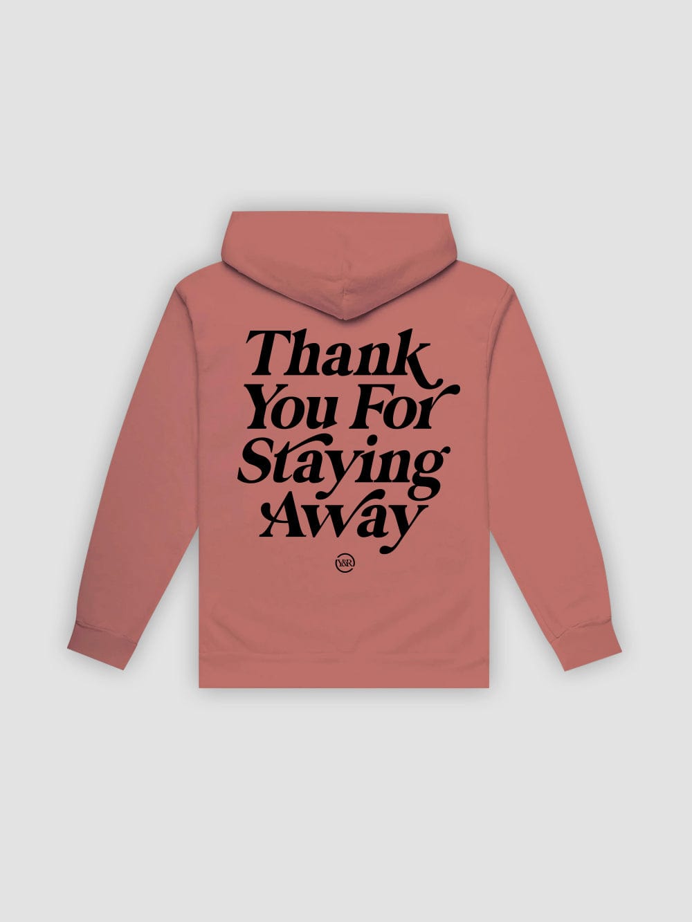 Young & Reckless Mens - Fleece - Hoodies Keep Your Distance Hoodie - Dusty Rose