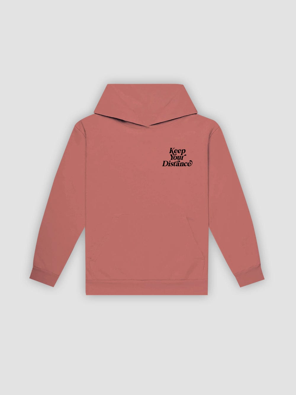 Young & Reckless Mens - Fleece - Hoodies Keep Your Distance Hoodie - Dusty Rose