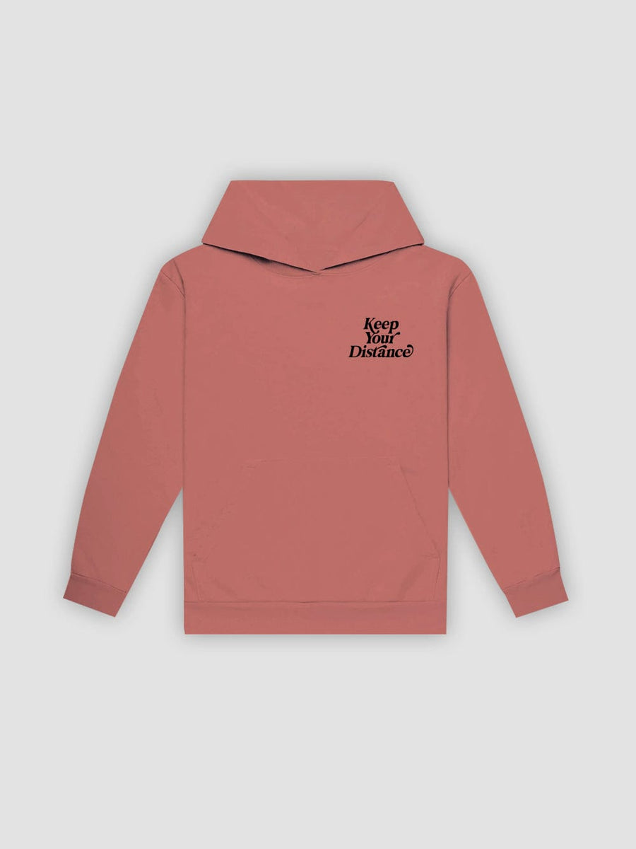 Young & Reckless Mens - Fleece - Hoodies Keep Your Distance Hoodie - Dusty Rose