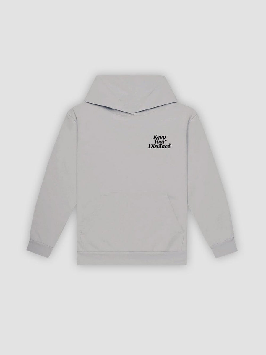 Keep Your Distance Hoodie - Grey