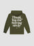 Keep Your Distance Hoodie - Military Green