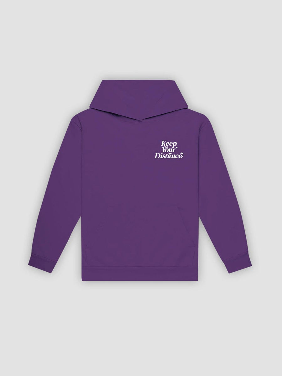 Young & Reckless Mens - Fleece - Hoodies Keep Your Distance Hoodie - Purple