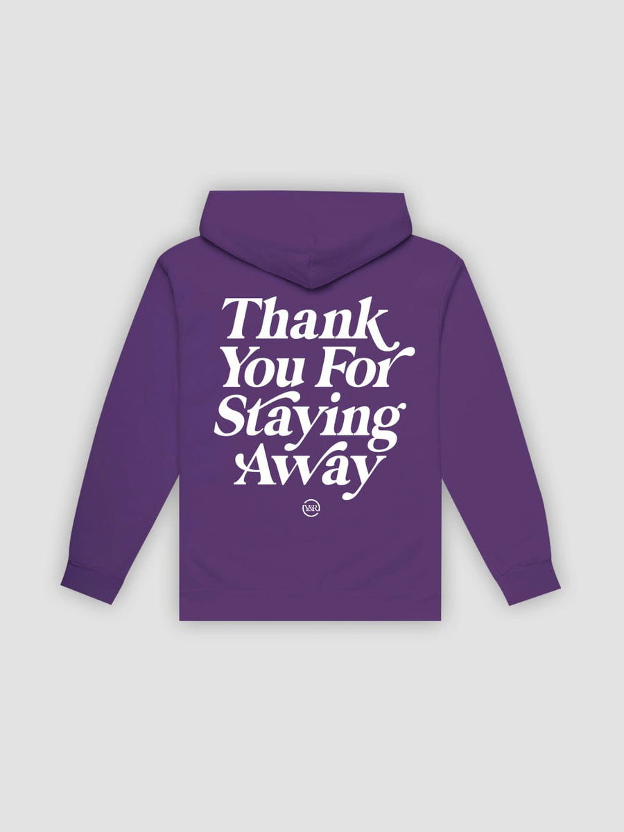 Young & Reckless Mens - Fleece - Hoodies Keep Your Distance Hoodie - Purple