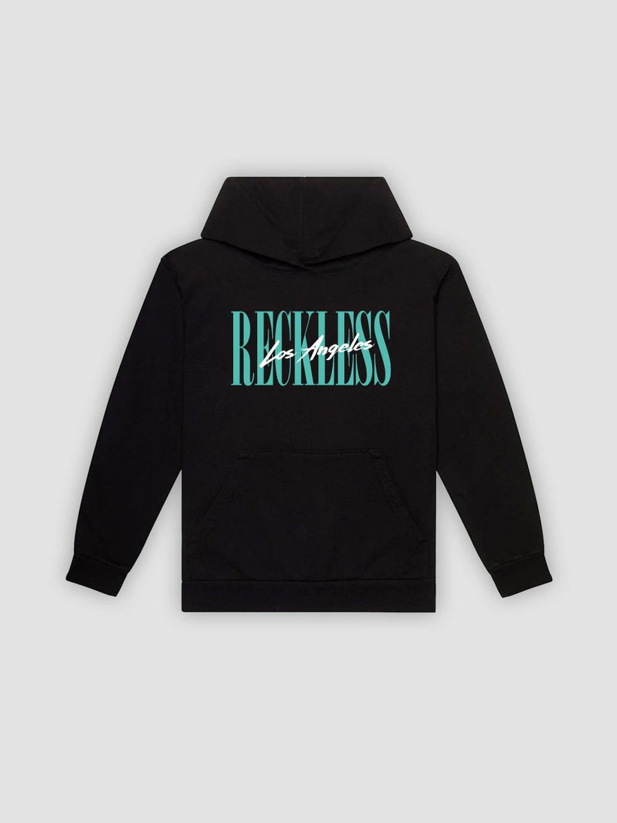 Young & Reckless Mens - Fleece - Hoodies LA Vintage Hoodie - Black