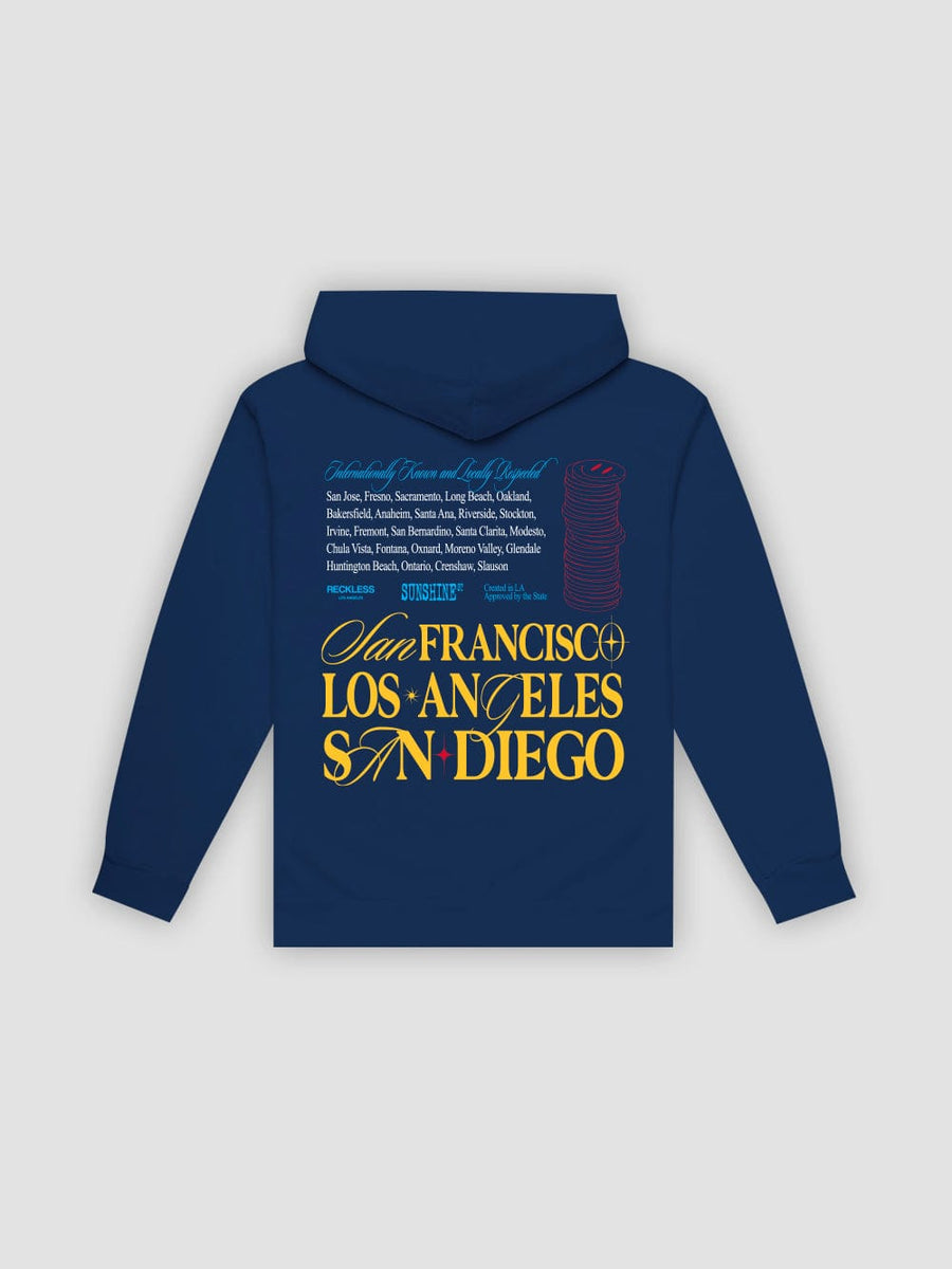 Young & Reckless Mens - Fleece - Hoodies Locals Hoodie - Navy
