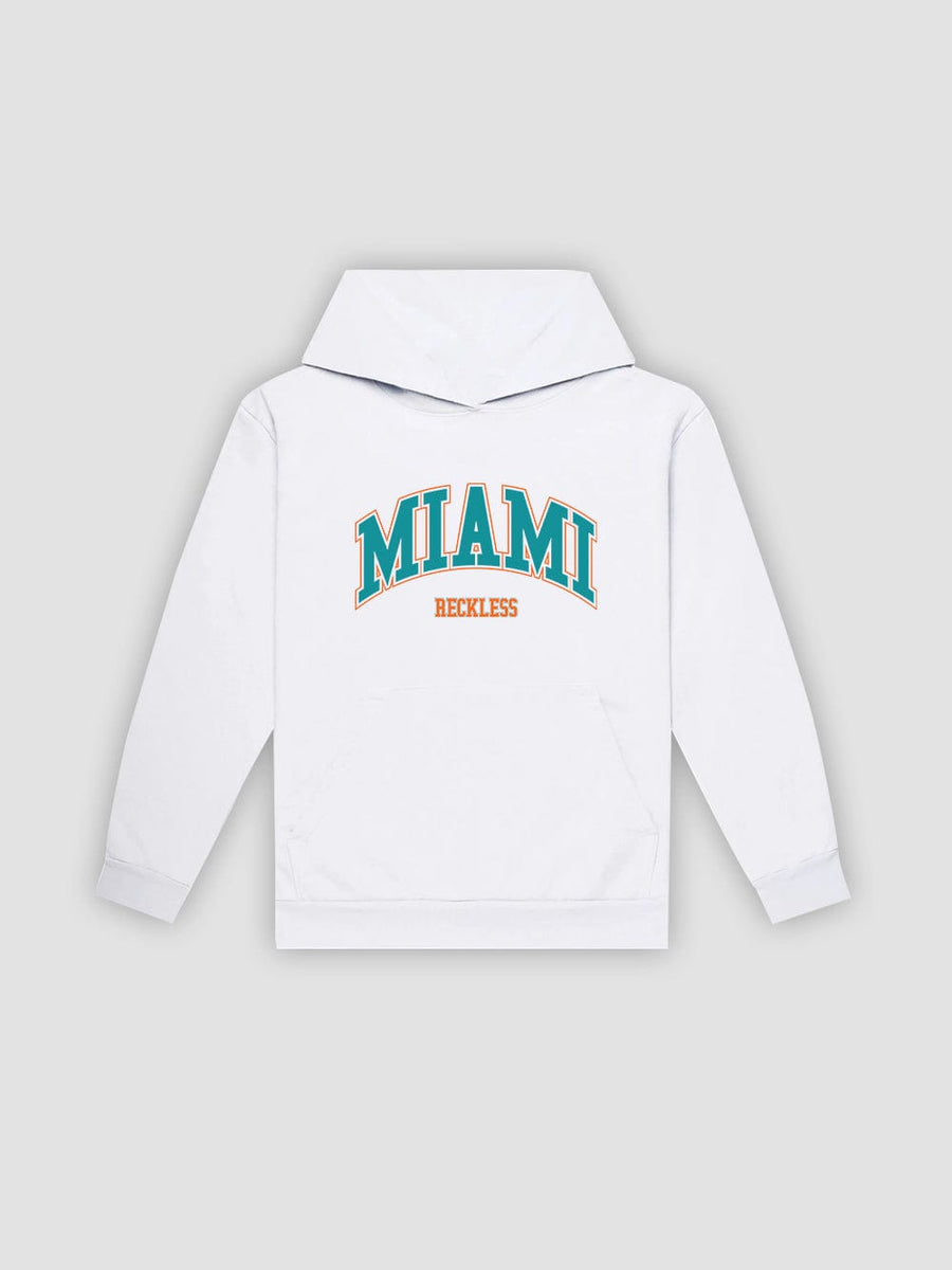 Young & Reckless Mens - Fleece - Hoodies Miami Hoodie - White