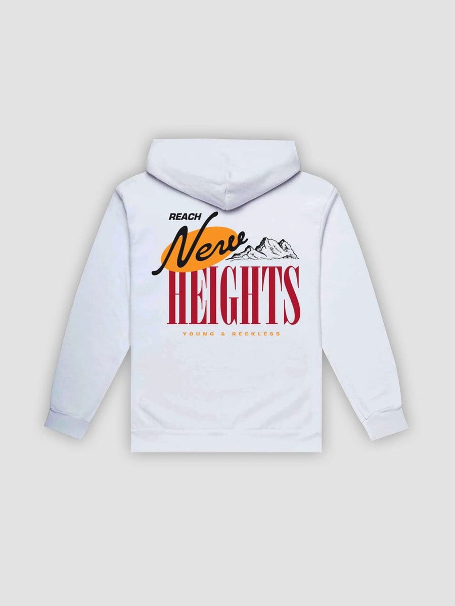 Young & Reckless Mens - Fleece - Hoodies New Heights Hoodie - White
