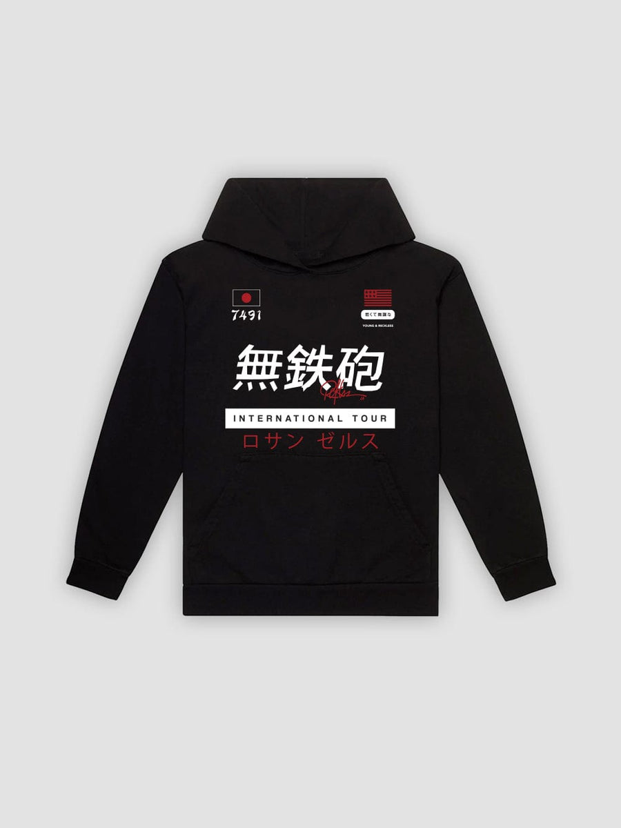 Young & Reckless Mens - Fleece - Hoodies Norikura Hoodie - Black