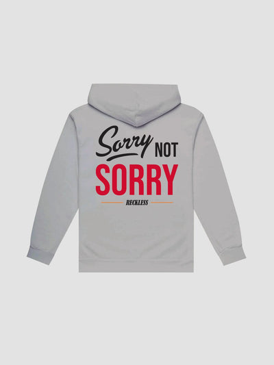 Young & Reckless Mens - Fleece - Hoodies Not Sorry Hoodie - Carbon Grey