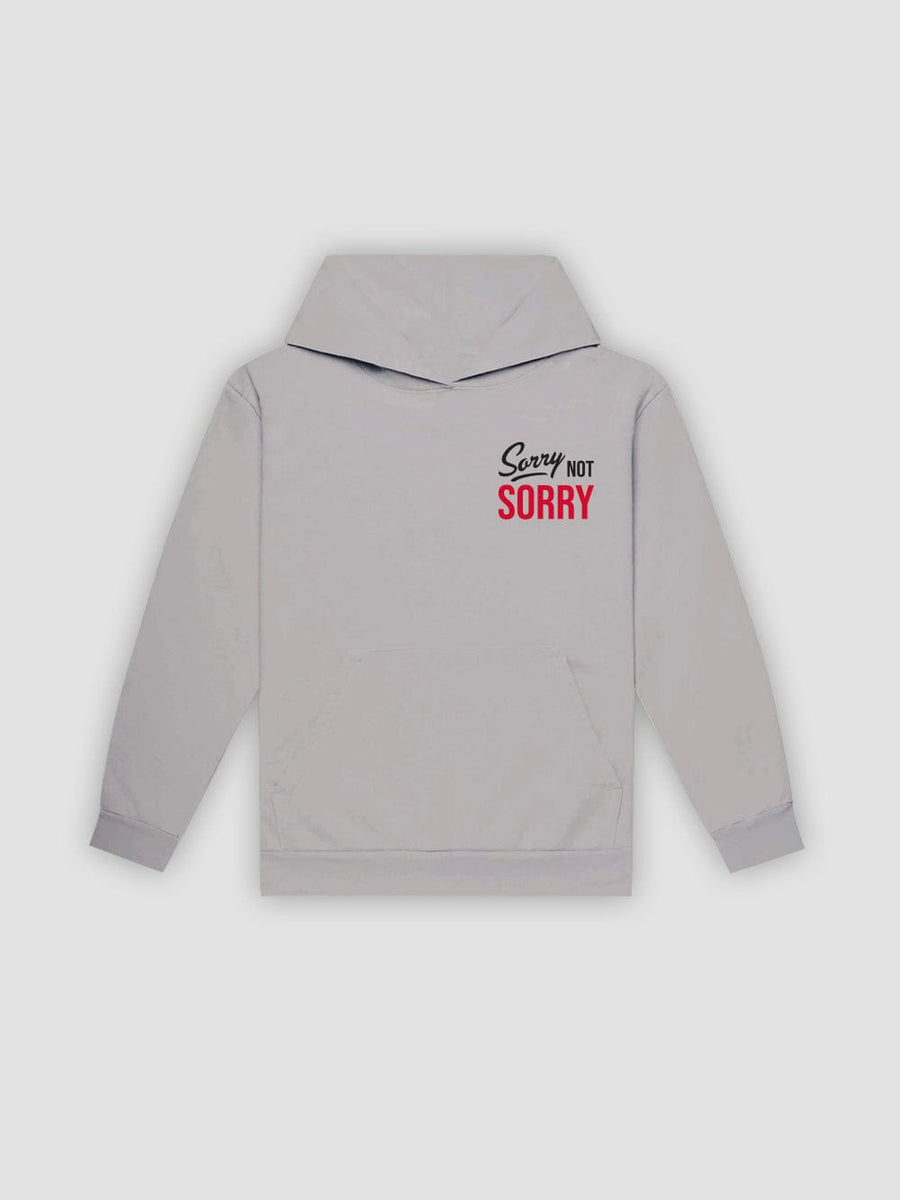 Young & Reckless Mens - Fleece - Hoodies Not Sorry Hoodie - Carbon Grey