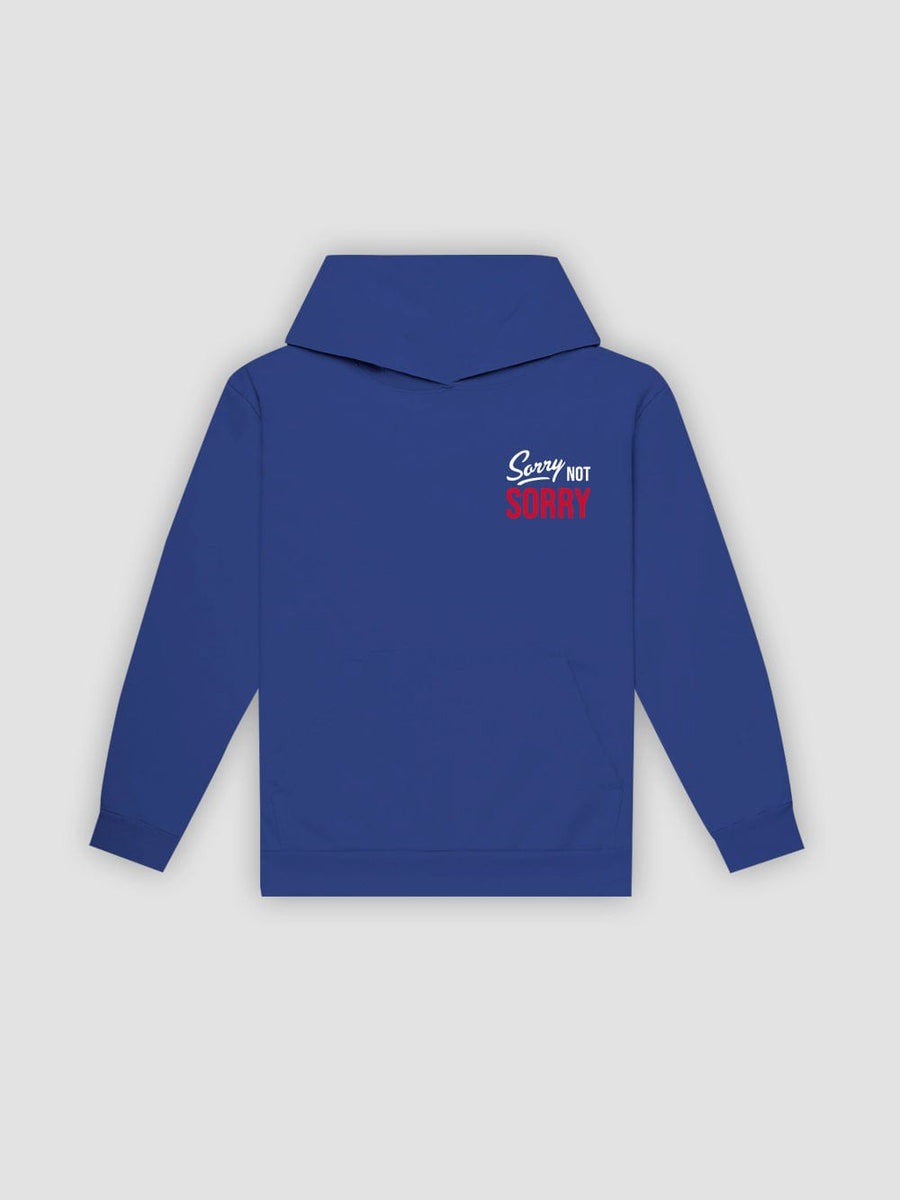 Young & Reckless Mens - Fleece - Hoodies Not Sorry Hoodie - Royal Blue