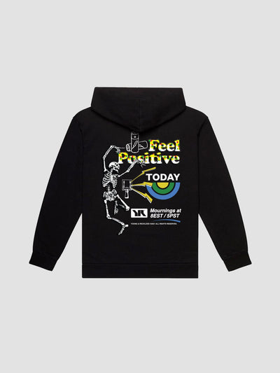 Young & Reckless Mens - Fleece - Hoodies Positive Hoodie - Black