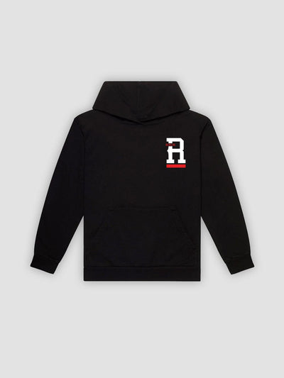 Young & Reckless Mens - Fleece - Hoodies R Block Hoodie - Black