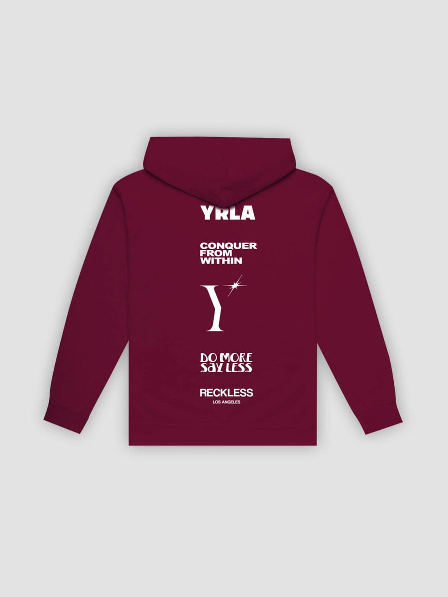 Young & Reckless Mens - Fleece - Hoodies Stardom Hoodie - Maroon