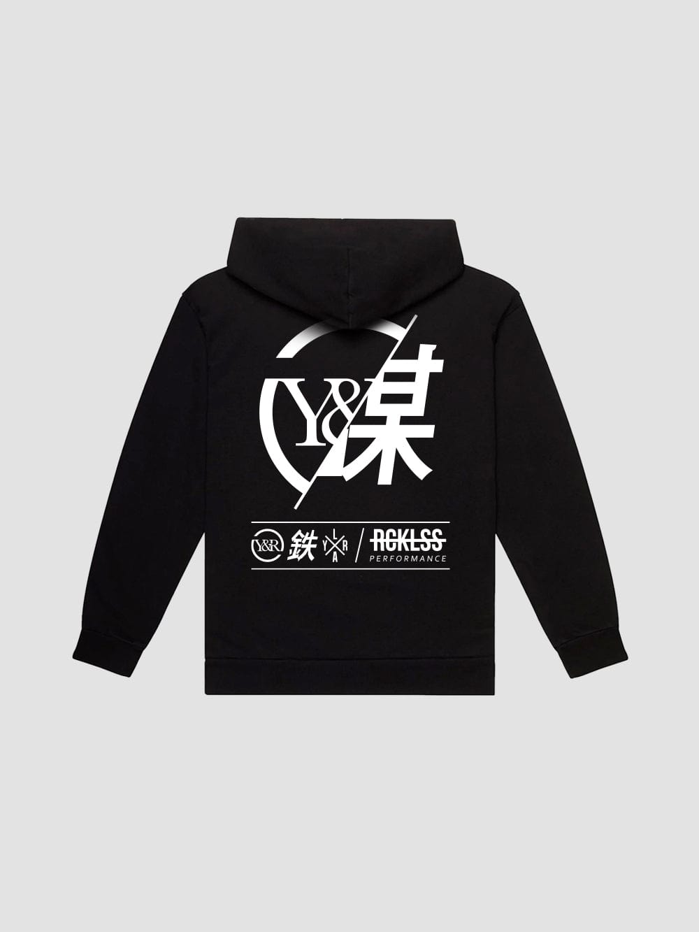 Strike Thru Hoodie - Black