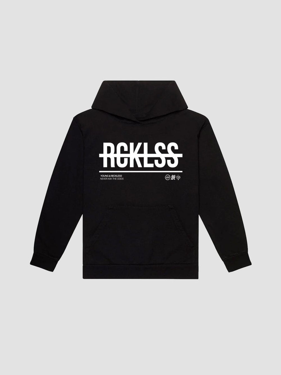 Young & Reckless Mens - Fleece - Hoodies Strike Thru Hoodie - Black