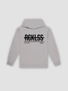 Young & Reckless Mens - Fleece - Hoodies Strike Thru Hoodie - Carbon Grey