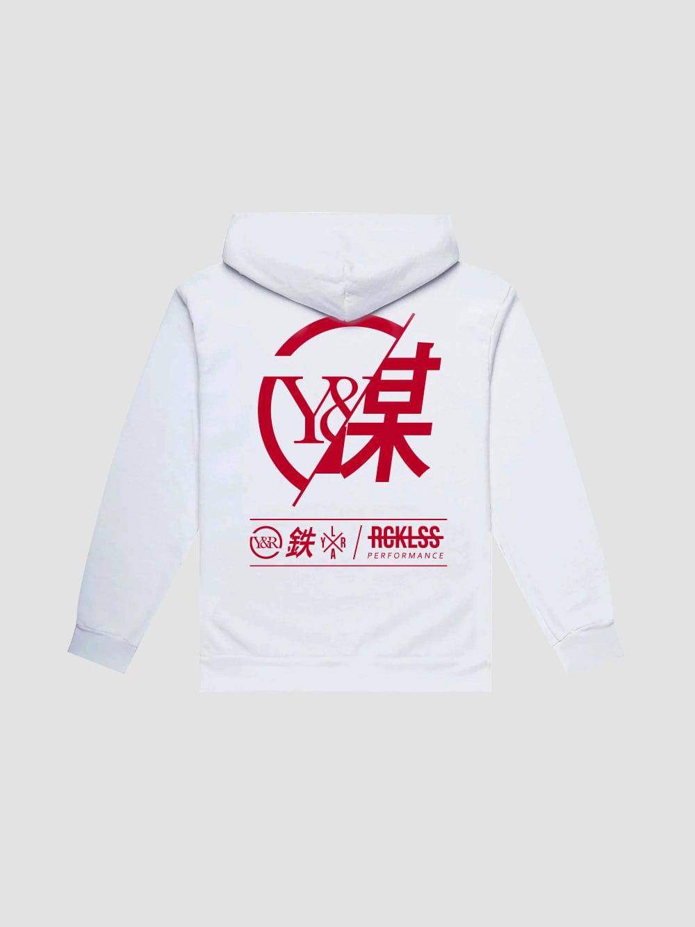 Young & Reckless Mens - Fleece - Hoodies Strike Thru Hoodie - White