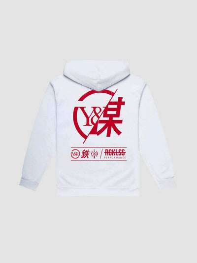Young & Reckless Mens - Fleece - Hoodies Strike Thru Hoodie - White