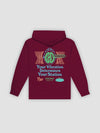 Young & Reckless Mens - Fleece - Hoodies Vibrations Hoodie - Maroon