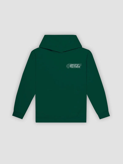 World Tour Hoodie Forest Green Young Reckless