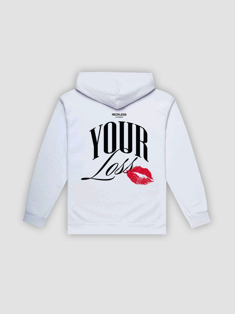 Young & Reckless Mens - Fleece - Hoodies Your Loss Hoodie - White