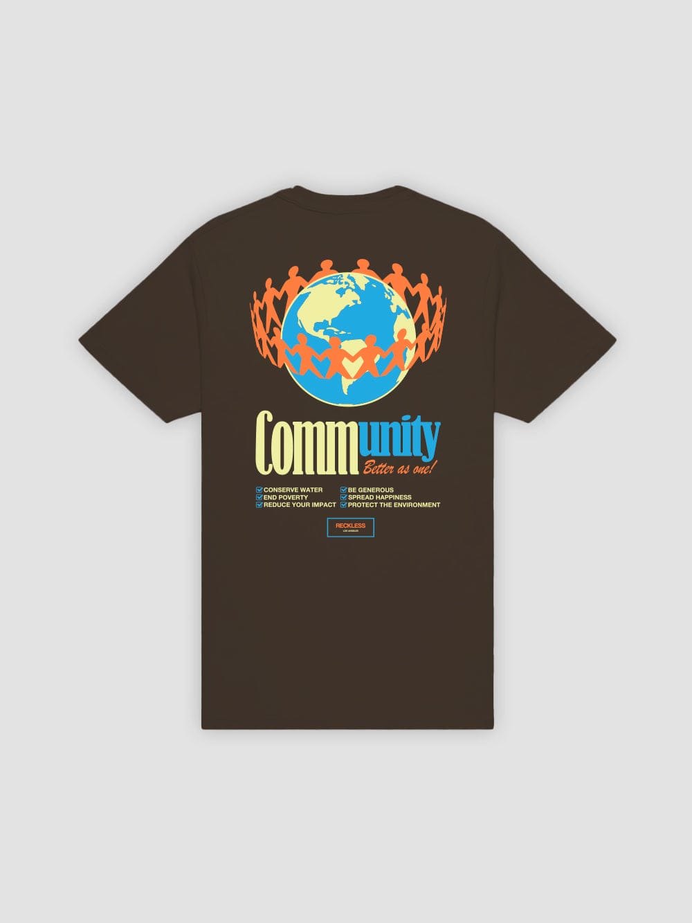 Better As One Tee - Dark Chocolate