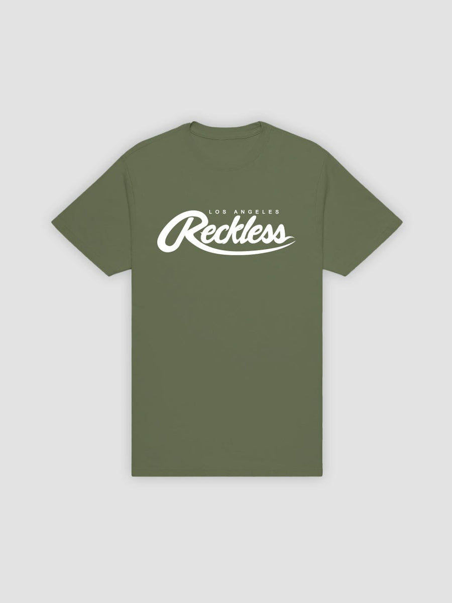 Big R Script Tee - Military Green