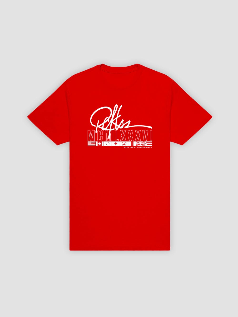 Young & Reckless Mens - Tops - Graphic Tee Championship Tee - Red