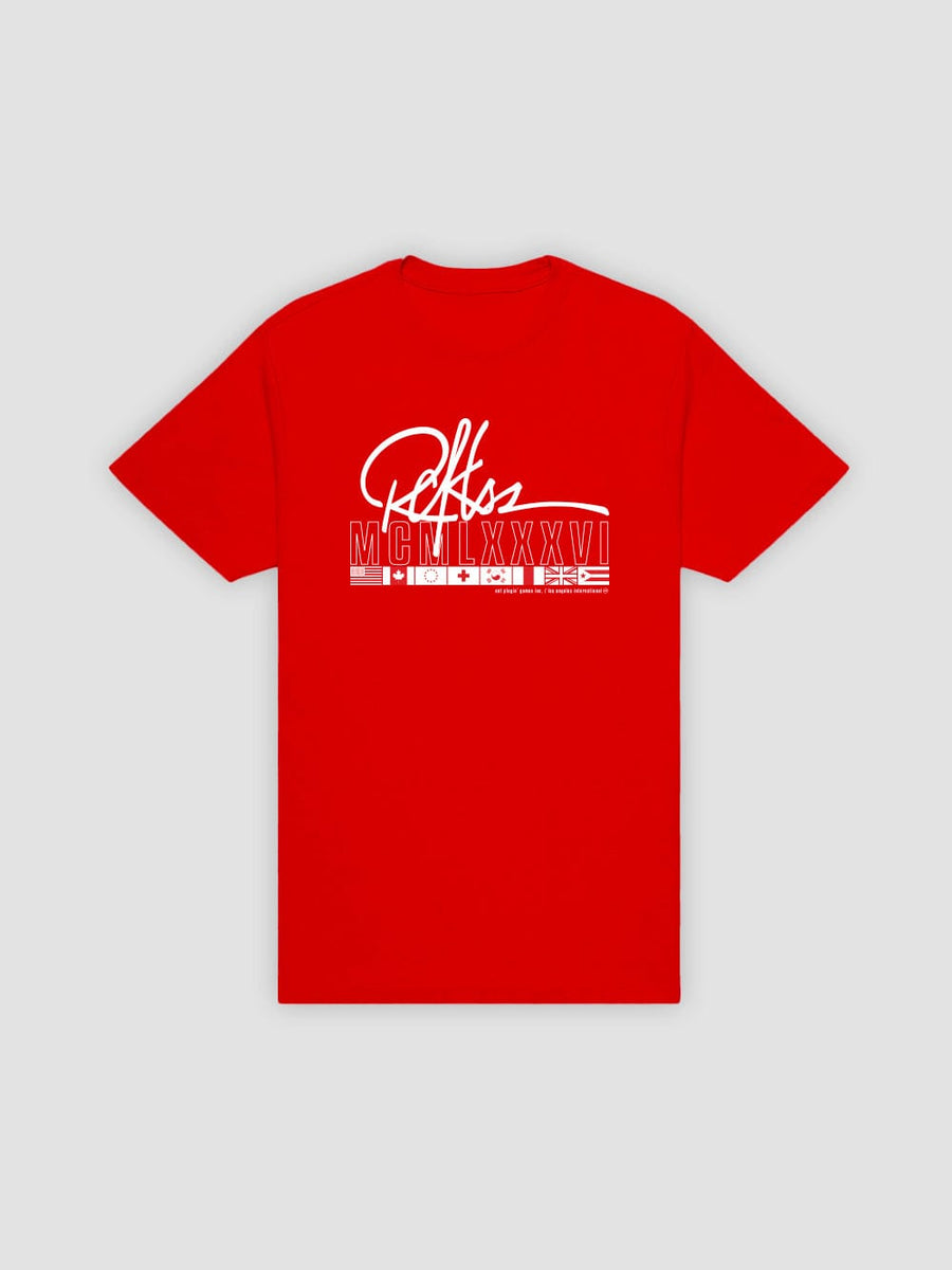 Young & Reckless Mens - Tops - Graphic Tee Championship Tee - Red