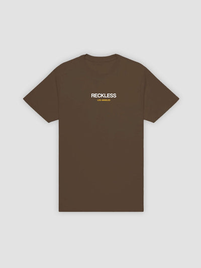 Young & Reckless Mens - Tops - Graphic Tee Endless Bliss Tee - Dark Chocolate