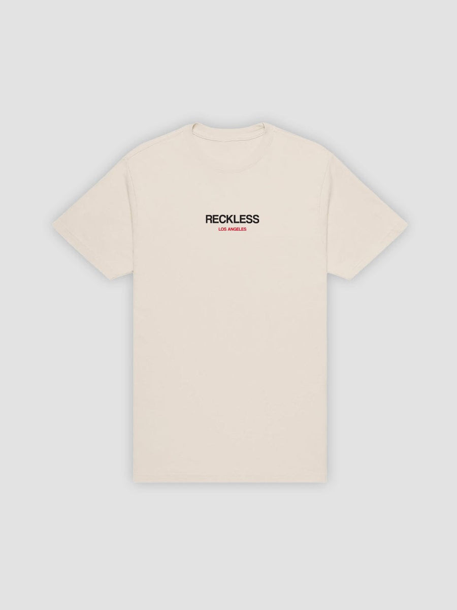 Young & Reckless Mens - Tops - Graphic Tee Endless Bliss Tee - Natural
