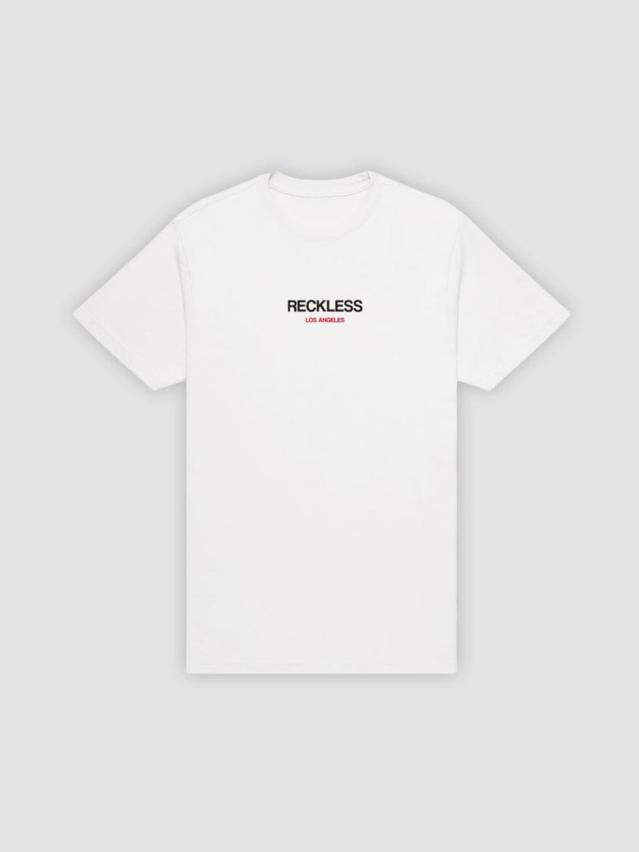 Young & Reckless Mens - Tops - Graphic Tee Endless Bliss Tee - White